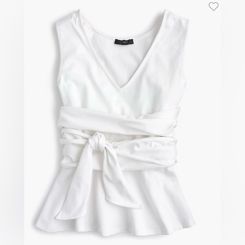 J. Crew Jersey Peplum Top